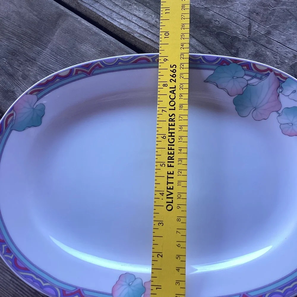 Graf von Henneberg Vintage Porcelain Serving Platter - pastel colors